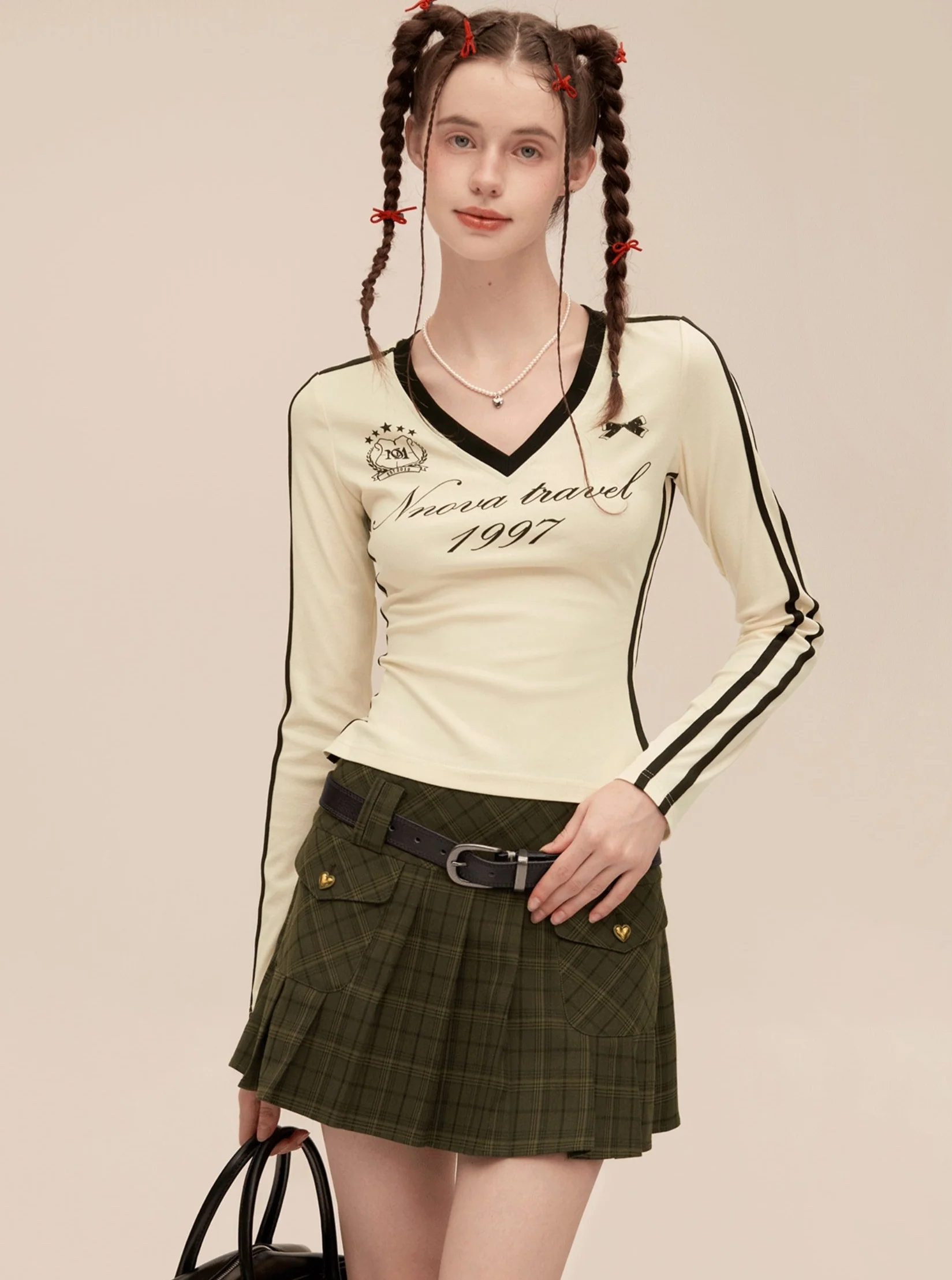 American Retro Slim Webbing T-Shirt